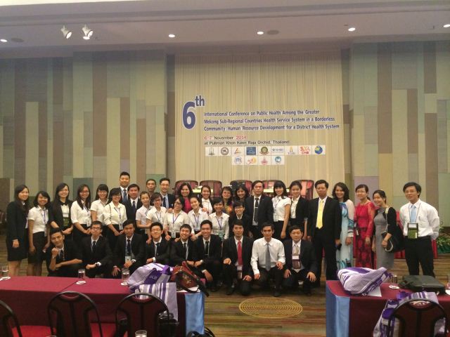 The 6th International Conference on Public Health among GMS Countries in Khon Kaen, Thailand 2014