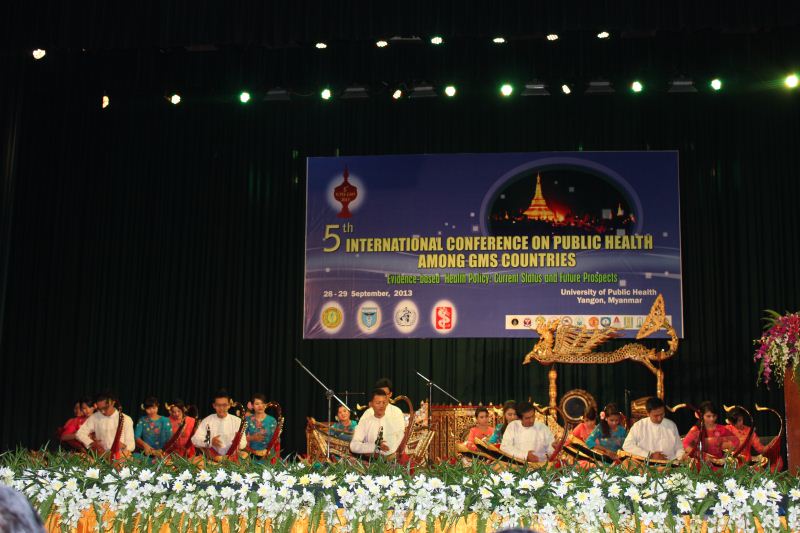 International conference on Public Health among Greater Mekong Sub-Region in Yangon, Myanmar (27-29/9/2013)