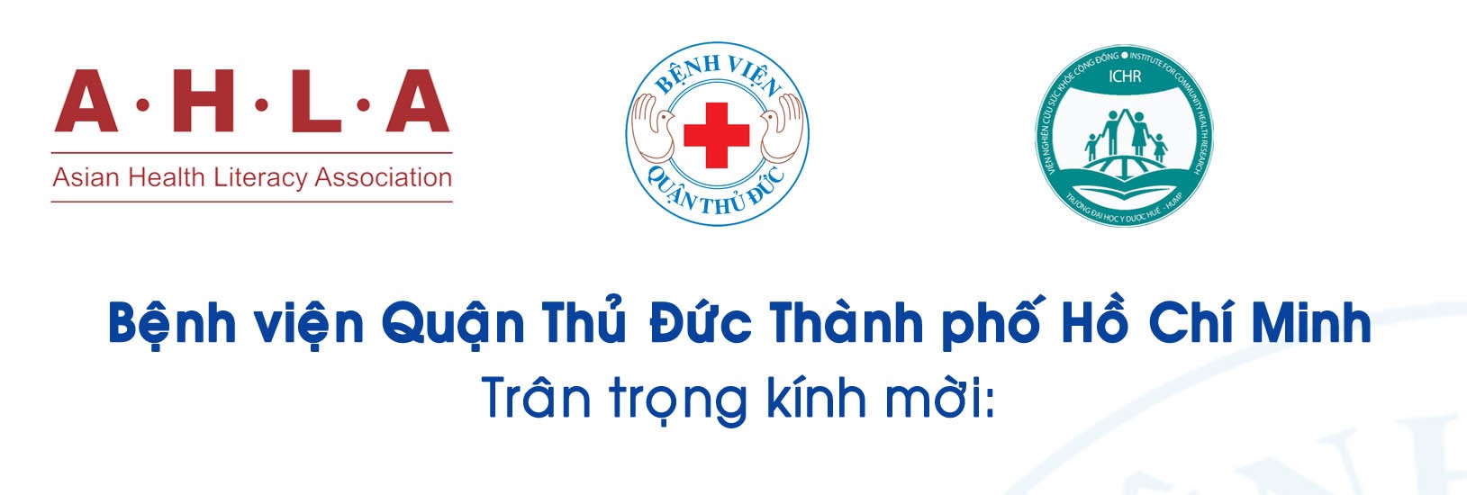 Thư mời tham dự hội thảo "Tăng cường năng lực sức khỏe và công tác xã hội trong việc cải thiện chất lượng điều trị và an toàn người bệnh tại bệnh viện".