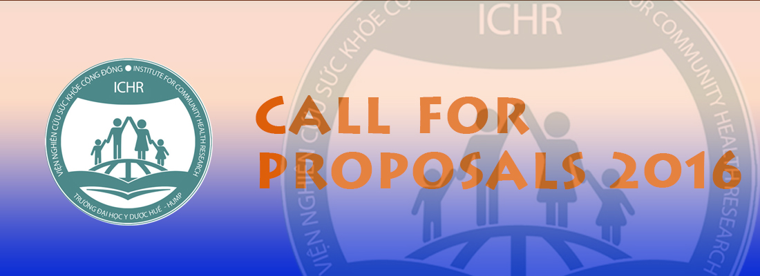 Call for proposals 2016